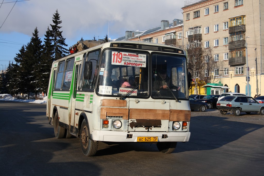 Томская область, ПАЗ-32054 № АС 625 70