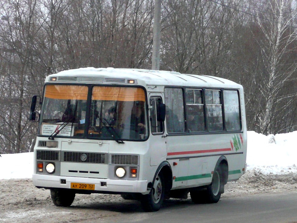 Nizhegorodskaya region, PAZ-32054 # АУ 209 52