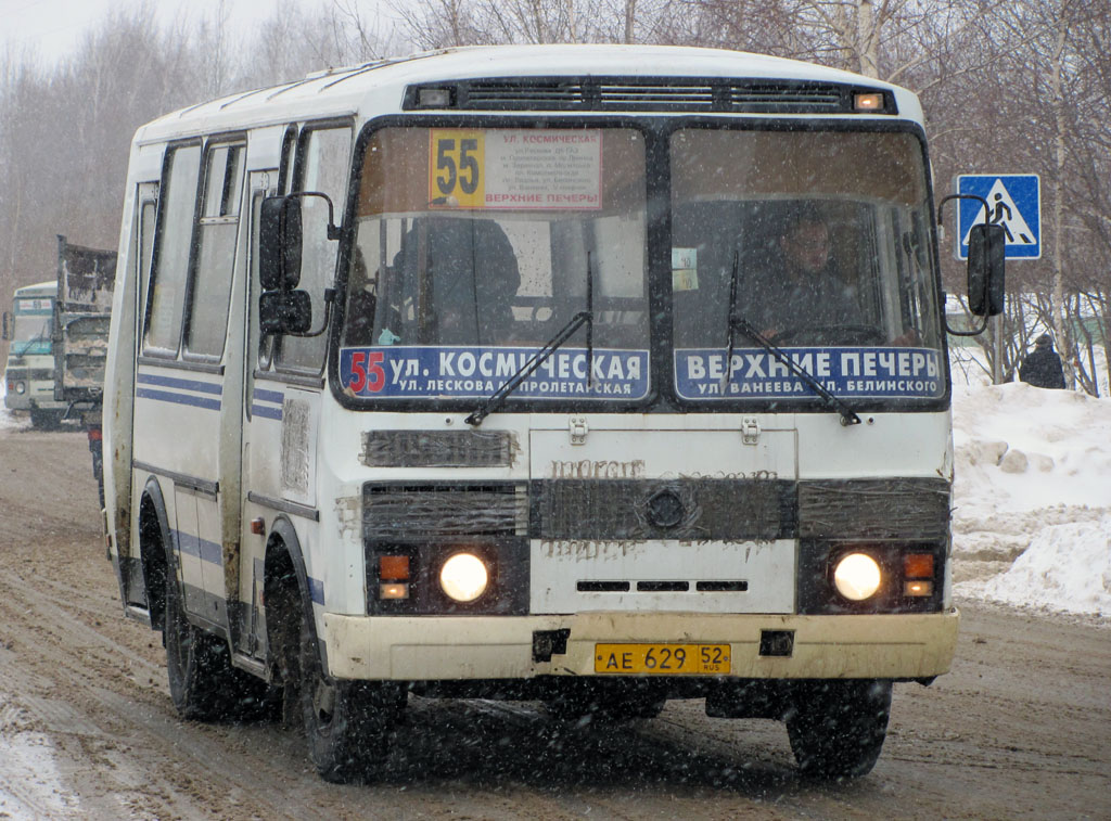 Нижегородская область, ПАЗ-32054 № АЕ 629 52