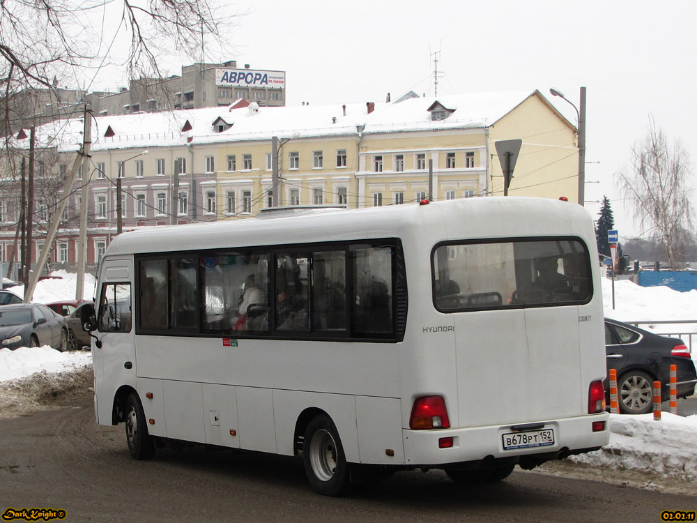 Нижегородская область, Hyundai County LWB (ТагАЗ) № В 678 РТ 152