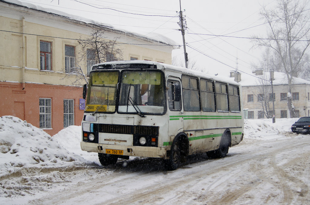 Тамбовская область, ПАЗ-3205 (00) № АК 760 68