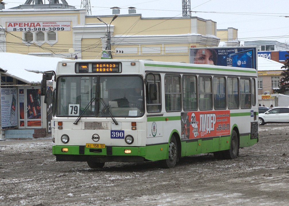 Омская область, ЛиАЗ-5256.45 № 390