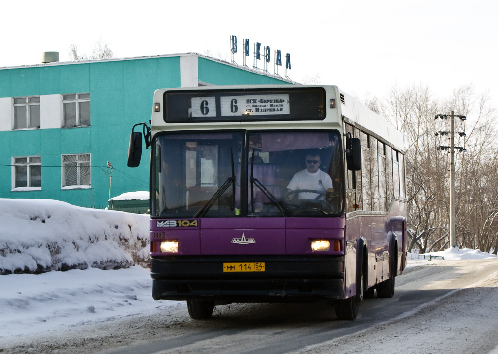 Новосибирская область, МАЗ-104.021 № 4186