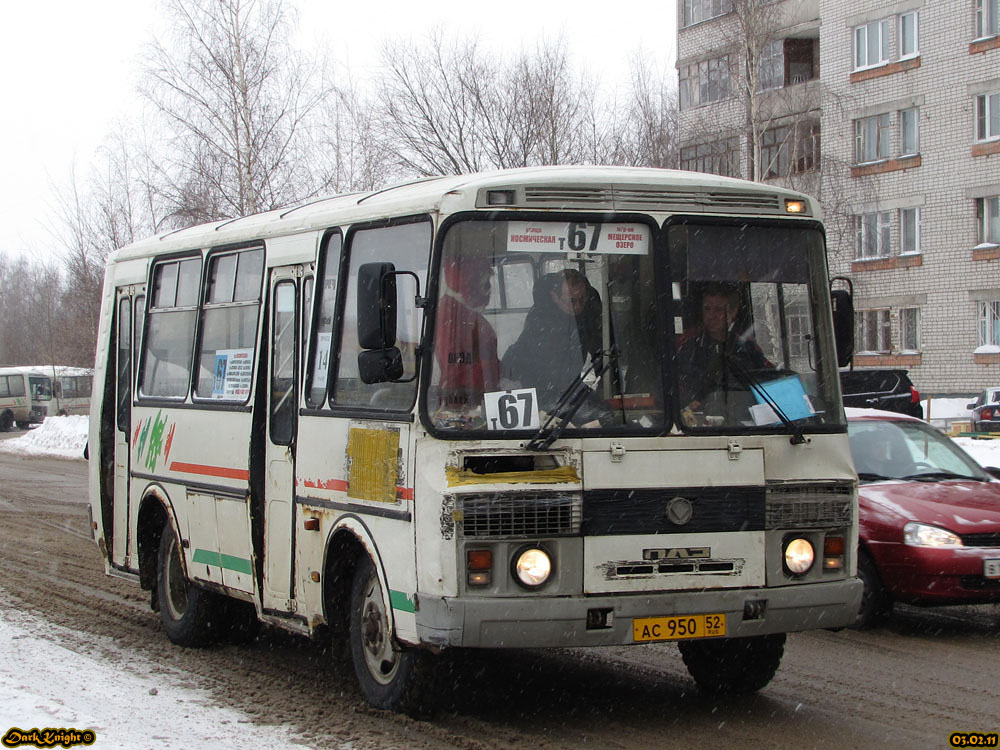 Nizhegorodskaya region, PAZ-32054 Nr. АС 950 52