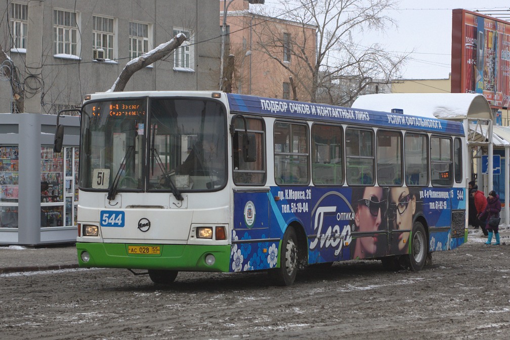 Omsk region, LiAZ-5256.45 Nr. 544