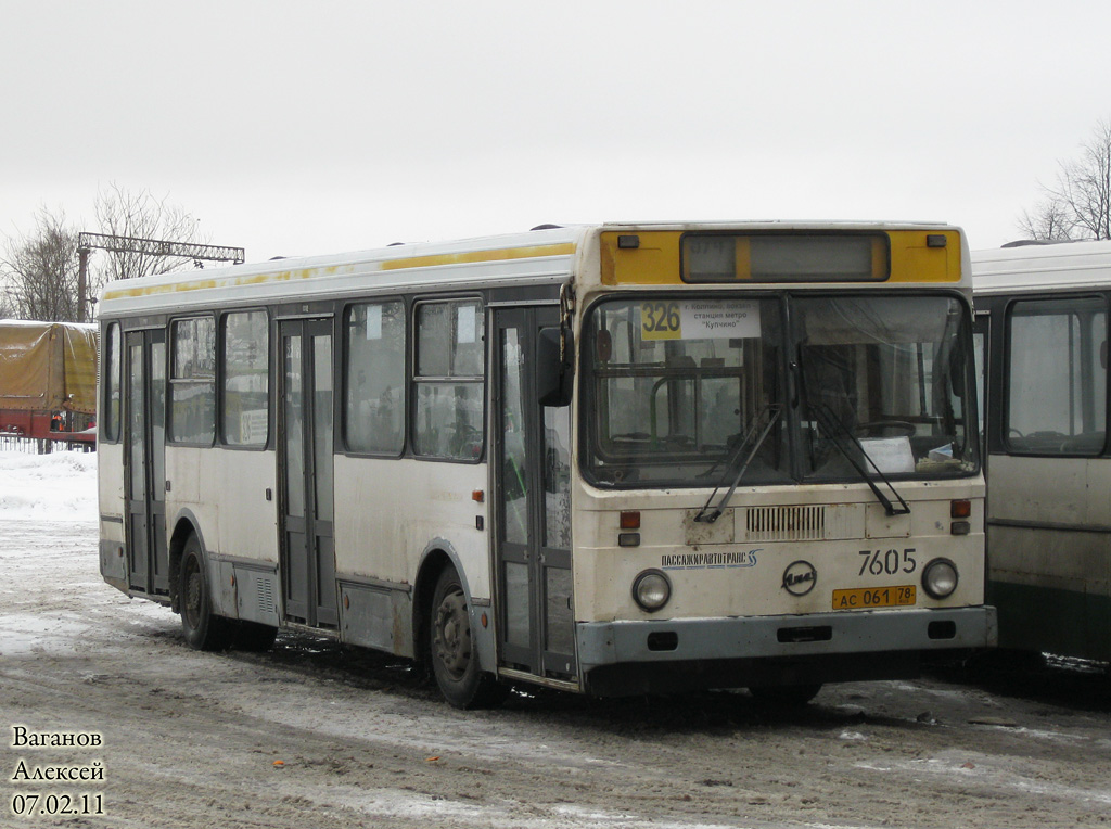 Санкт-Петербург, ЛиАЗ-5256.25 № 7605