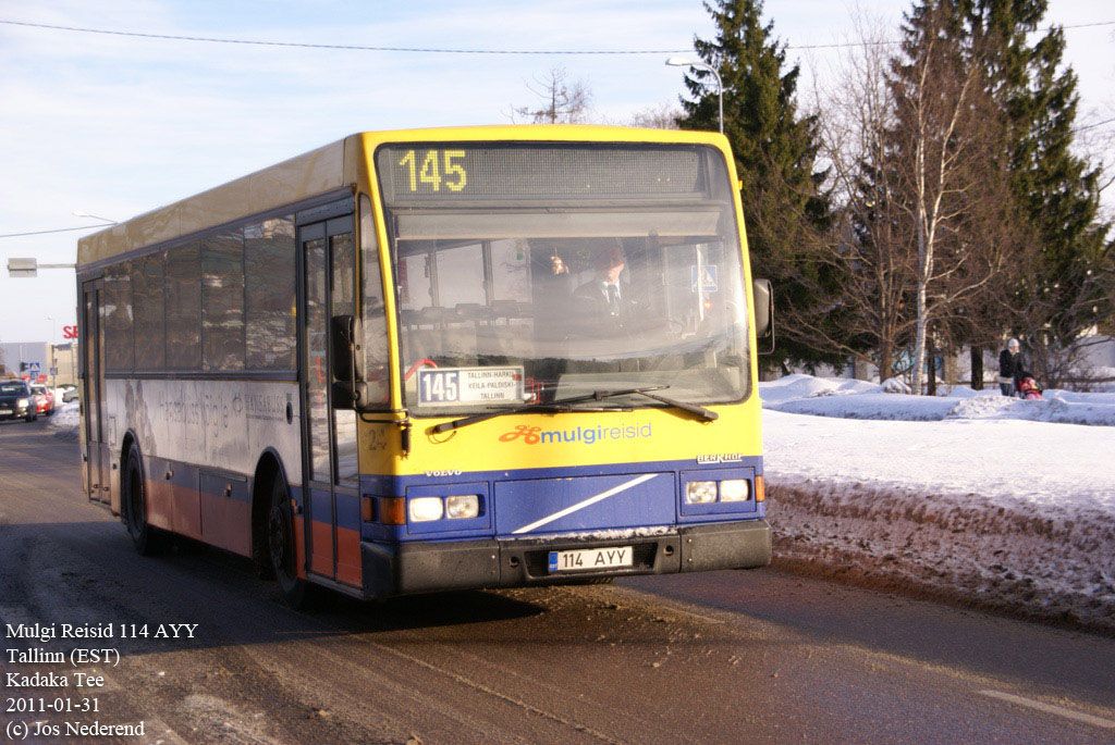 Эстония, Berkhof Europa 2000NL № 114 AYY