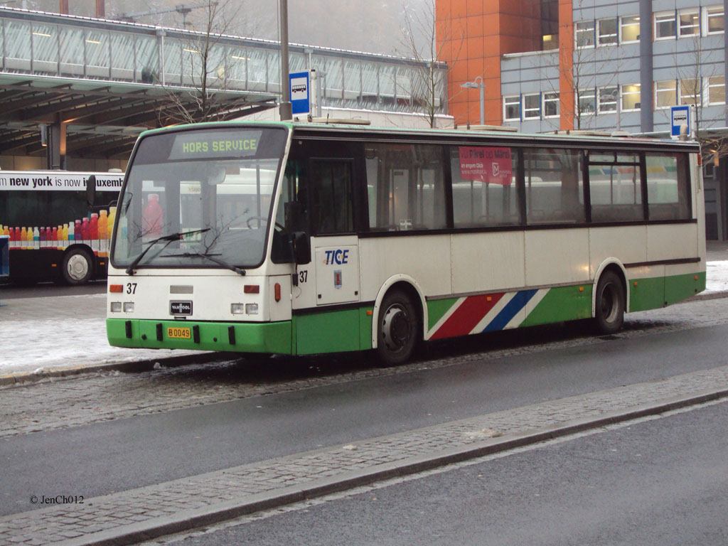 Люксембург, Van Hool A600 № 37