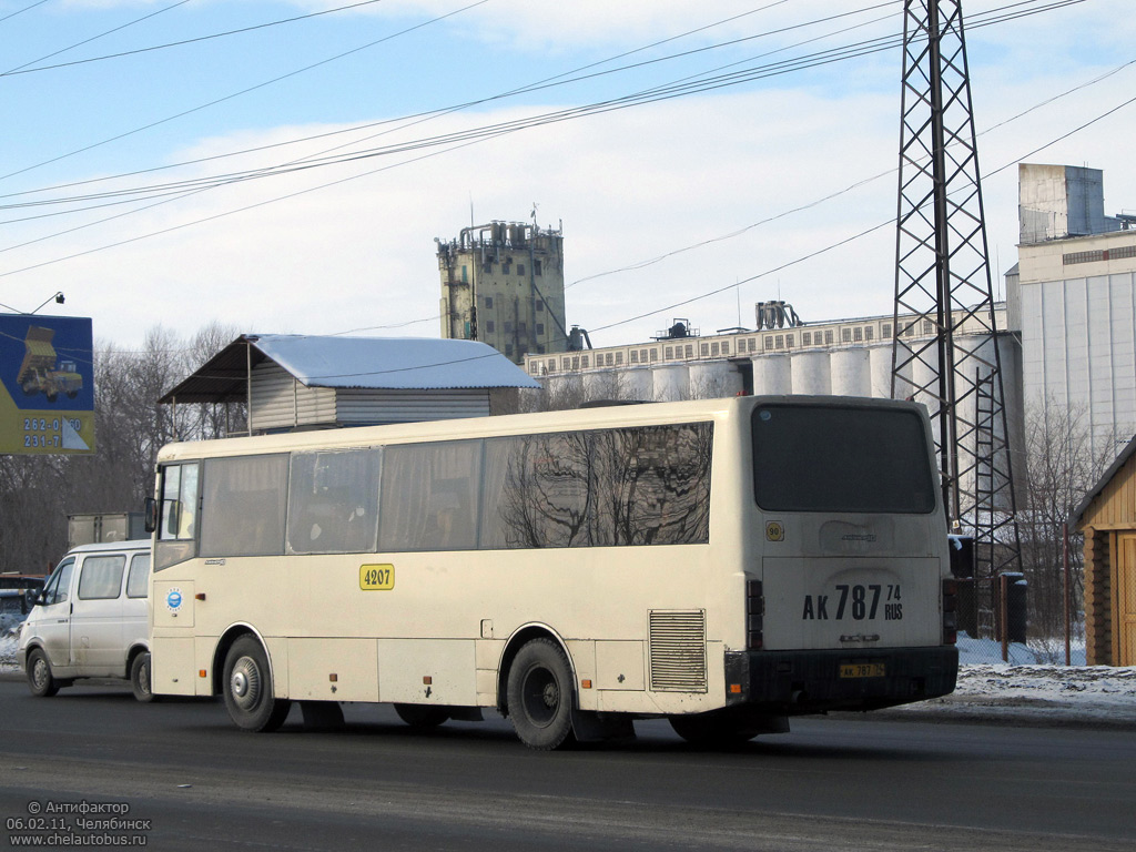 Челябинская область, ЛАЗ-4207JT "Лайнер-10" № АК 787 74