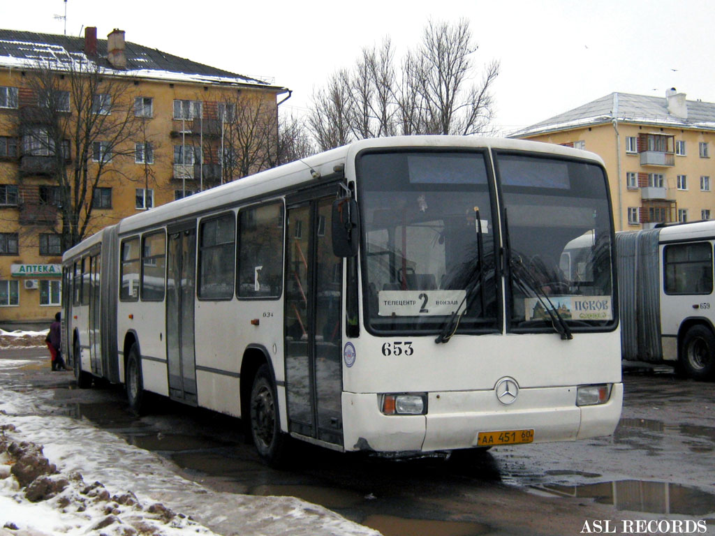 Псковская область, Mercedes-Benz O345G № 653