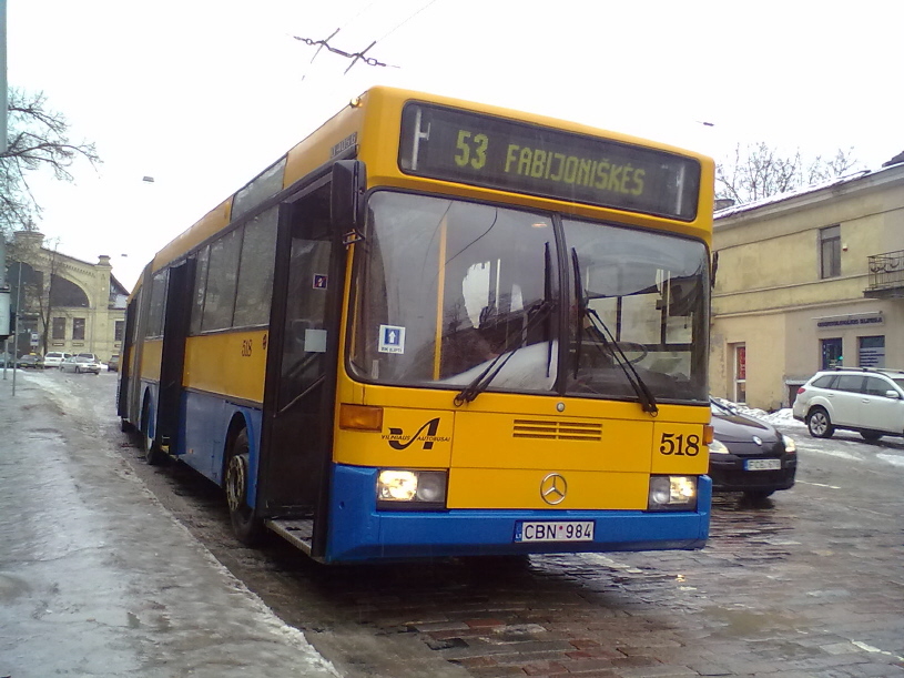 Литва, Mercedes-Benz O405G № 518