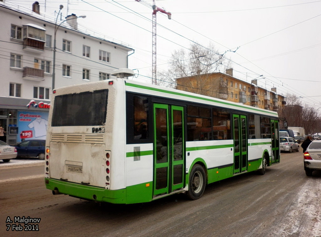 Свердловская область, ЛиАЗ-5256.45 № Р 665 КМ 96