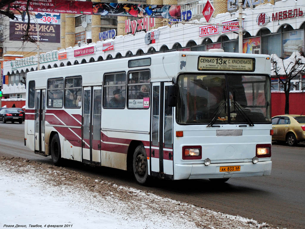 Тамбовская область, Mercedes-Benz O325 № АК 833 68