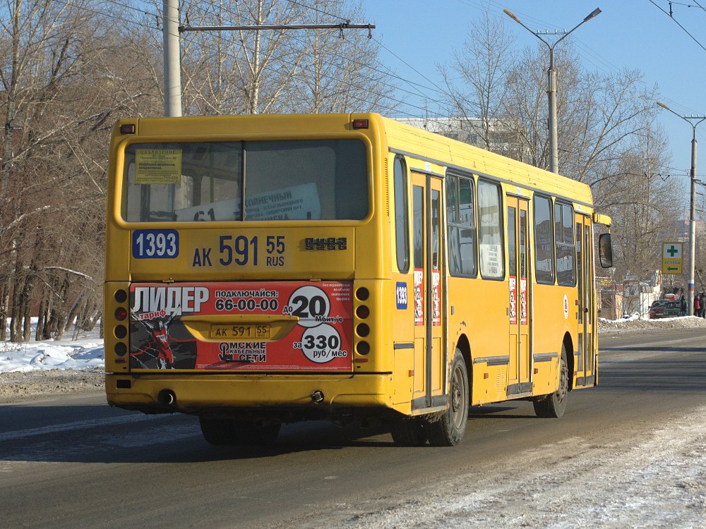 Omsk region, LiAZ-5256.25 Nr. 1393