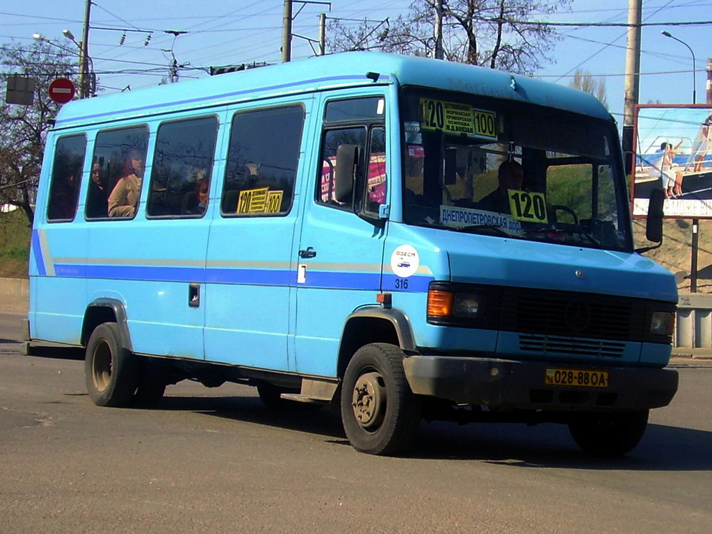 Одесская область, Mercedes-Benz T2 709D № 316