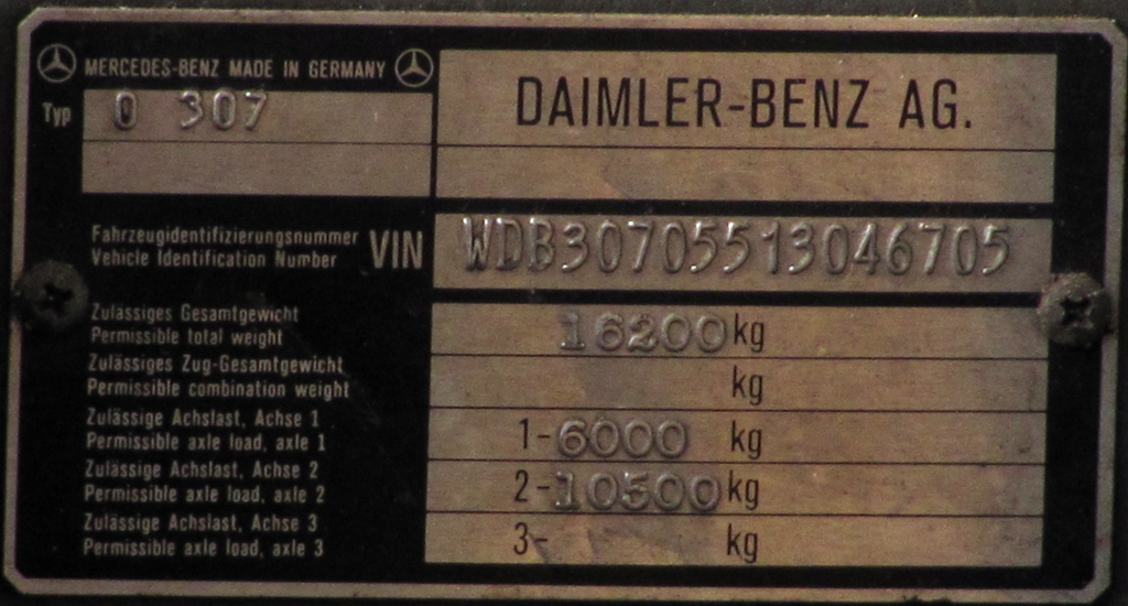 Пензенская область, Mercedes-Benz O307 № АХ 150 58