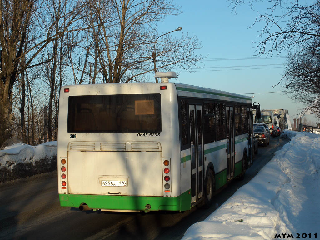 Санкт-Петербург, ЛиАЗ-5293.53 № 309