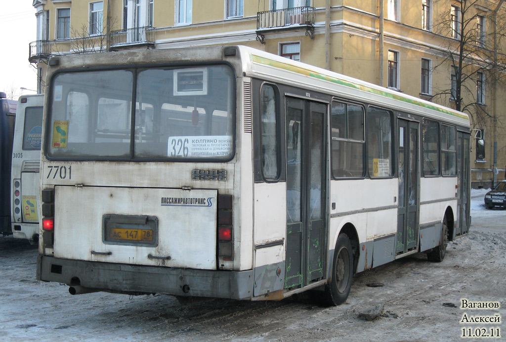 Санкт-Петербург, ЛиАЗ-5256.00 № 7701