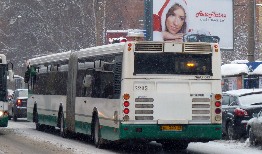 Санкт-Петербург, ЛиАЗ-6213.20 № 2205