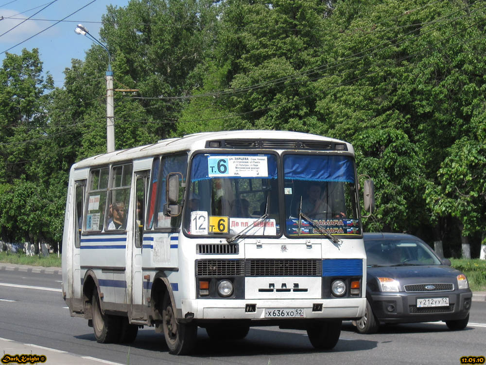 Нижегородская область, ПАЗ-32054 № Х 636 ХО 52