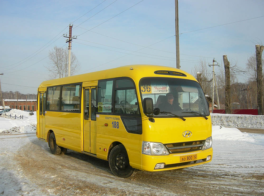 Кемеровская область - Кузбасс, Hyundai County Kuzbass № 188