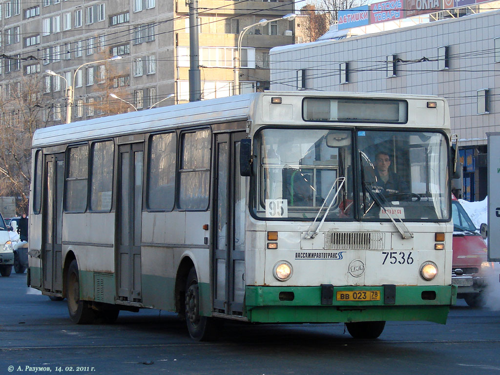 Санкт-Петербург, ЛиАЗ-5256.00 № 7536