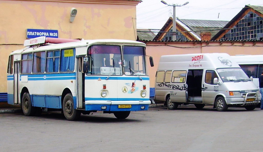 Одесская область, ЛАЗ-695НГ № 024-07 ОА; Одесская область, Ford Transit Hi-Cube № 1820