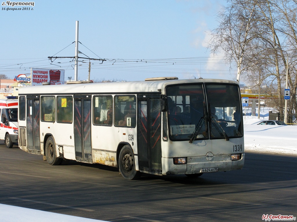 Вологодская область, Mercedes-Benz O345 № 1334