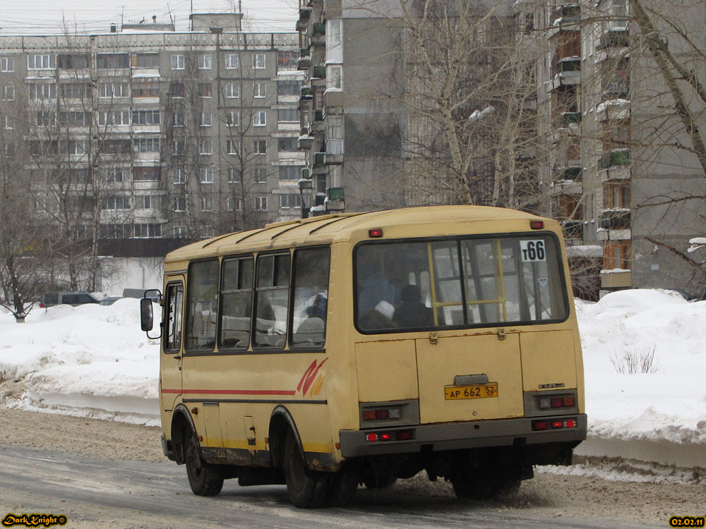 Нижегородская область, ПАЗ-32054 № АР 662 52