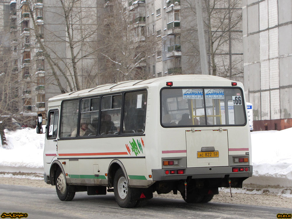 Нижегородская область, ПАЗ-32054 № АС 822 52