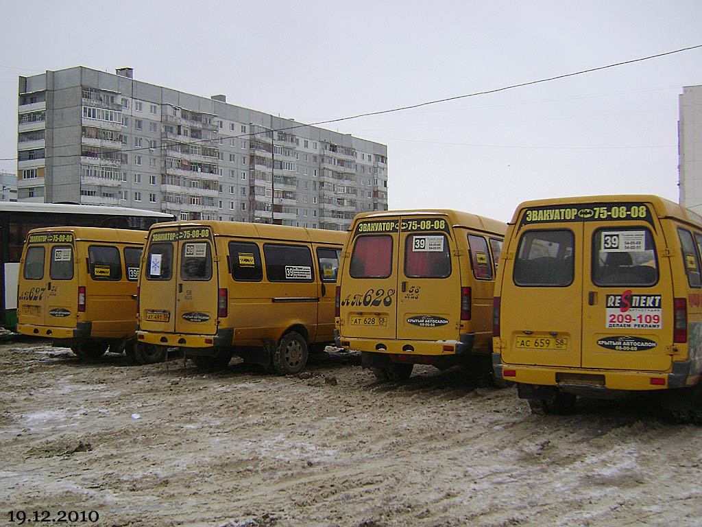 Penza region — Avtobusnye vokzaly, stancii i konechnye ostanovki