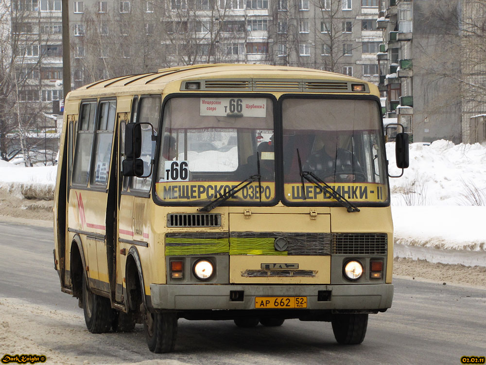 Нижегородская область, ПАЗ-32054 № АР 662 52