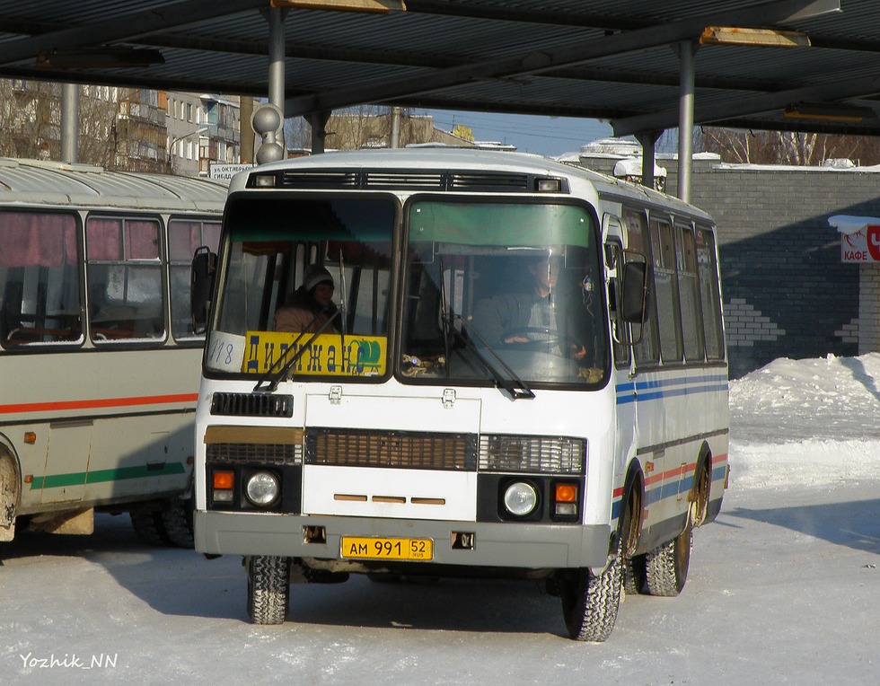 Нижегородская область, ПАЗ-32053 № АМ 991 52