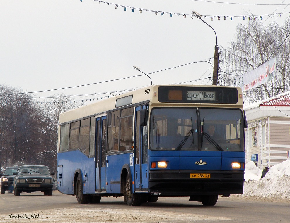 Нижегородская область, МАЗ-104.С21 № АО 786 52