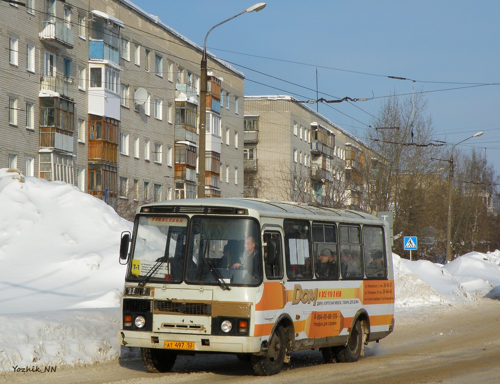 Нижегородская область, ПАЗ-32054 № АТ 497 52