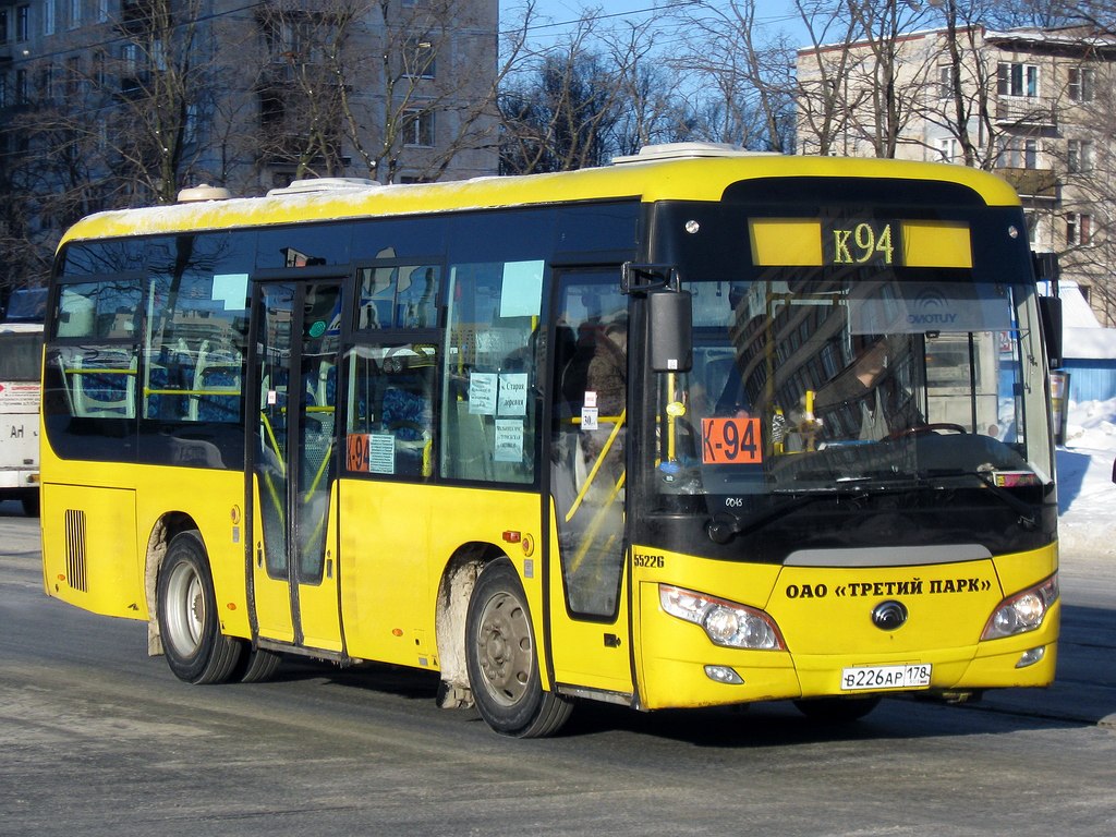 Санкт-Петербург, Yutong ZK6852HG № В 226 АР 178