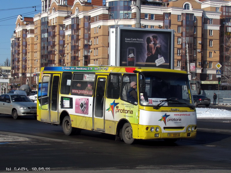 Полтавская область, Богдан А092H2 № BI 1359 AA