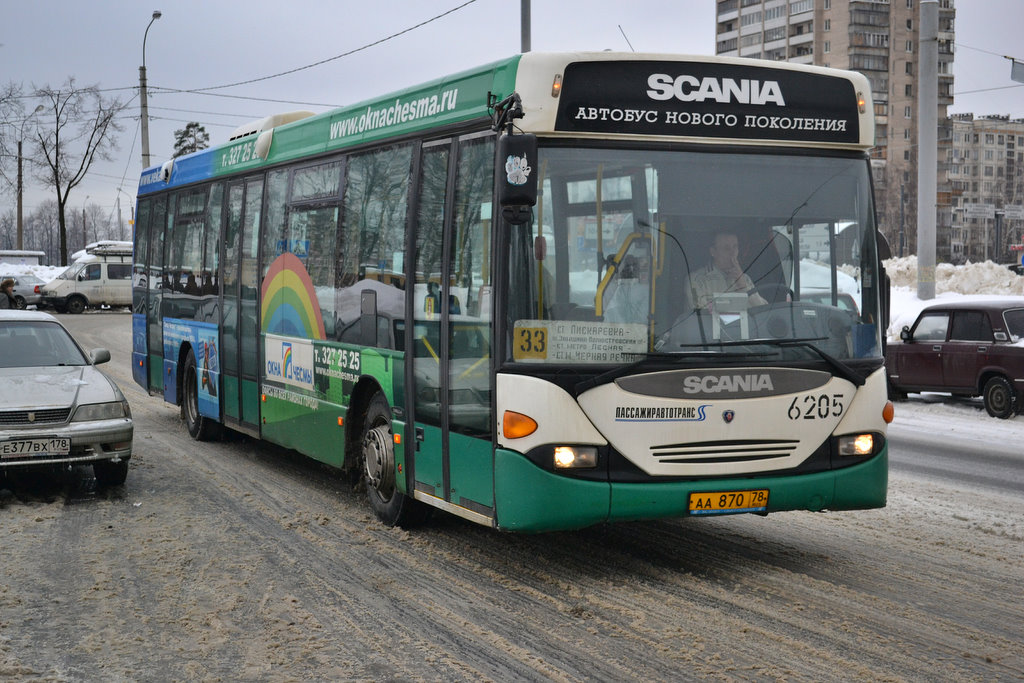 Санкт-Петербург, Scania OmniLink I (Скания-Питер) № 6205