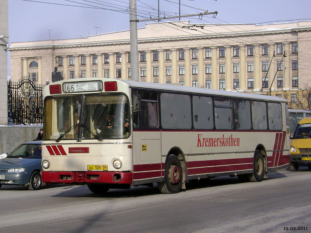 Пензенская область, Mercedes-Benz O307 № АА 109 58