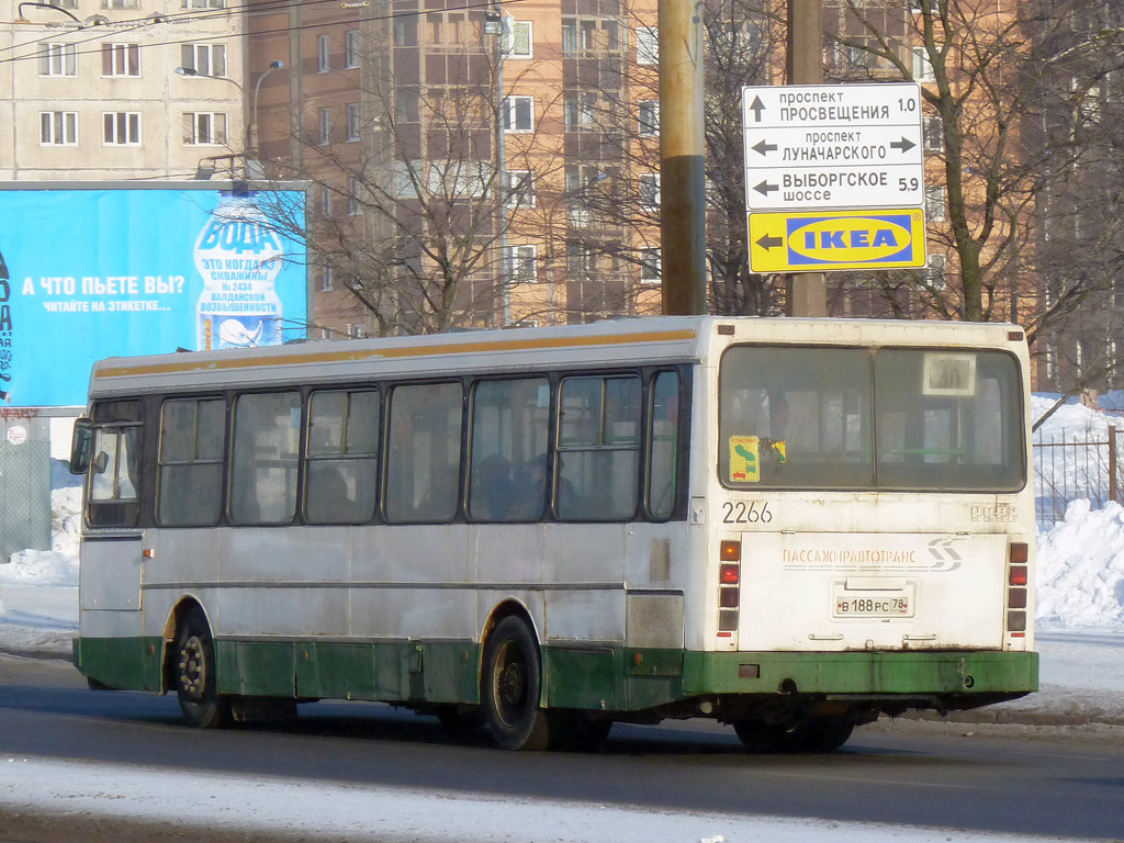 Санкт-Петербург, ЛиАЗ-5256.25 № 2266