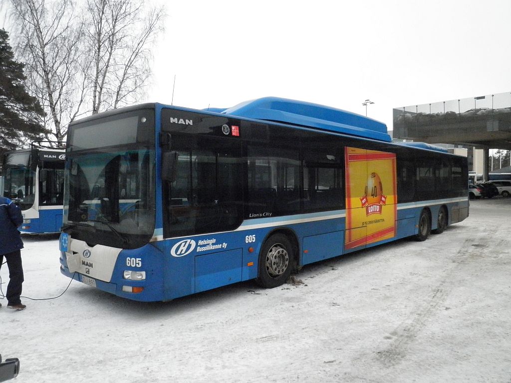 Финляндия, MAN A25 Lion's City ÜLL NÜ313-15 CNG № 605