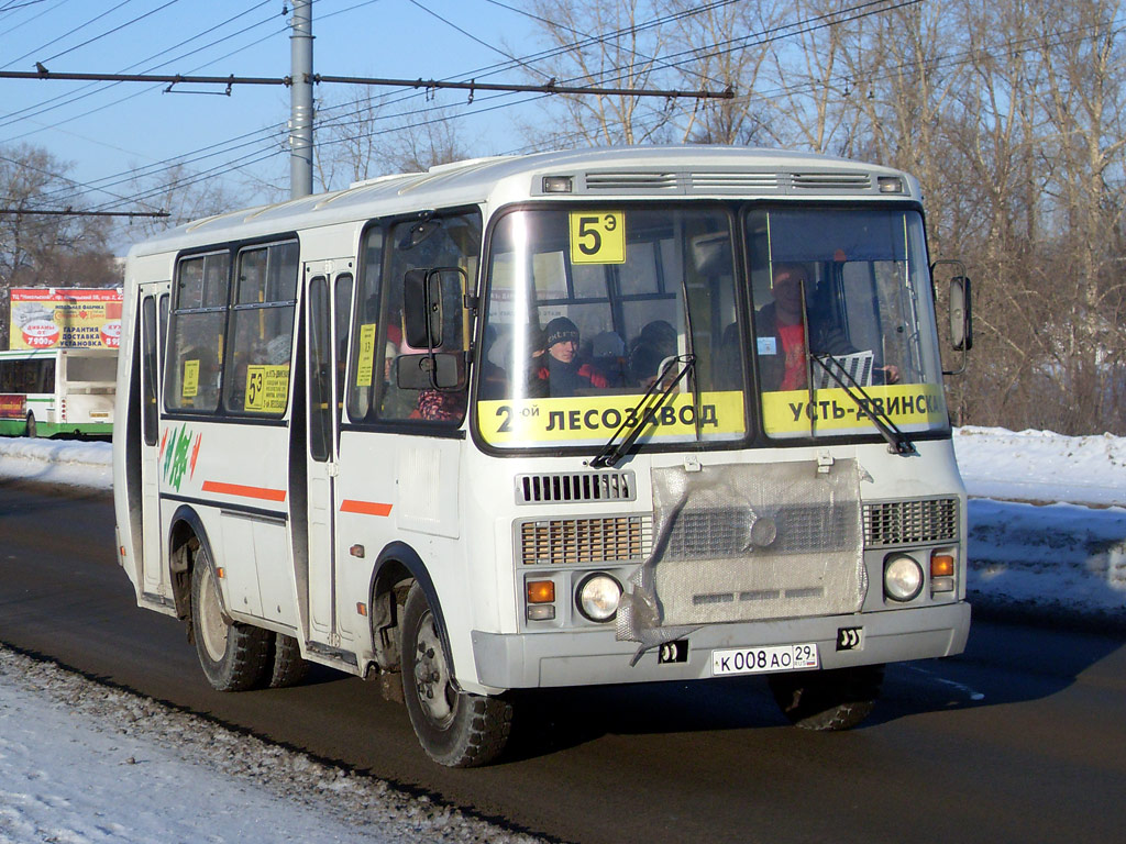 Архангельская область, ПАЗ-32054 № К 008 АО 29