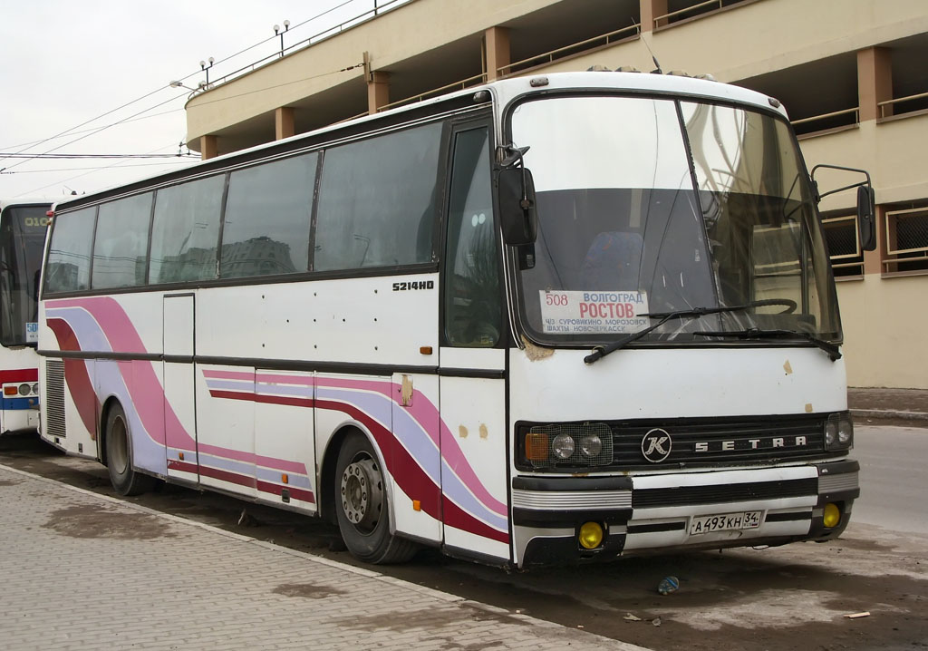 Волгоградская область, Setra S214HD № А 493 КН 34