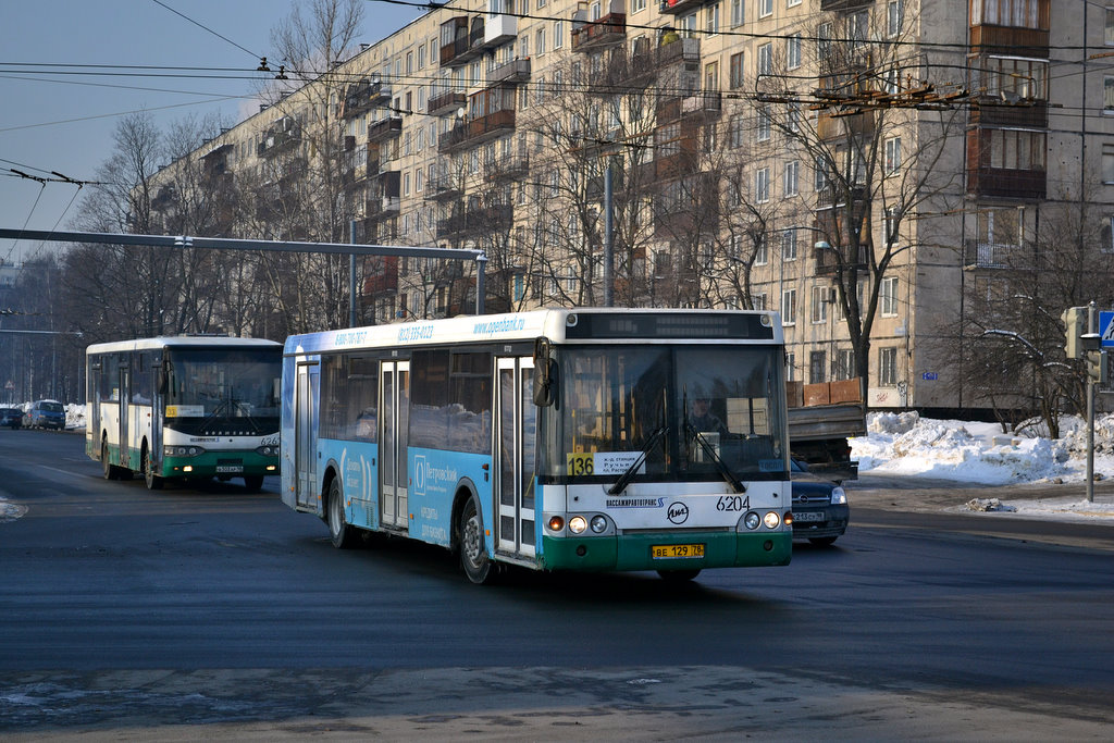 Санкт-Петербург, ЛиАЗ-5292.20 № 6204