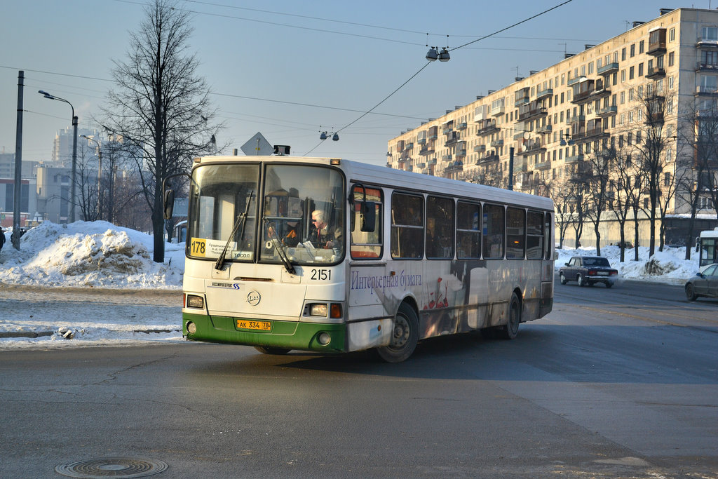 Санкт-Петербург, ЛиАЗ-5256.25 № 2151