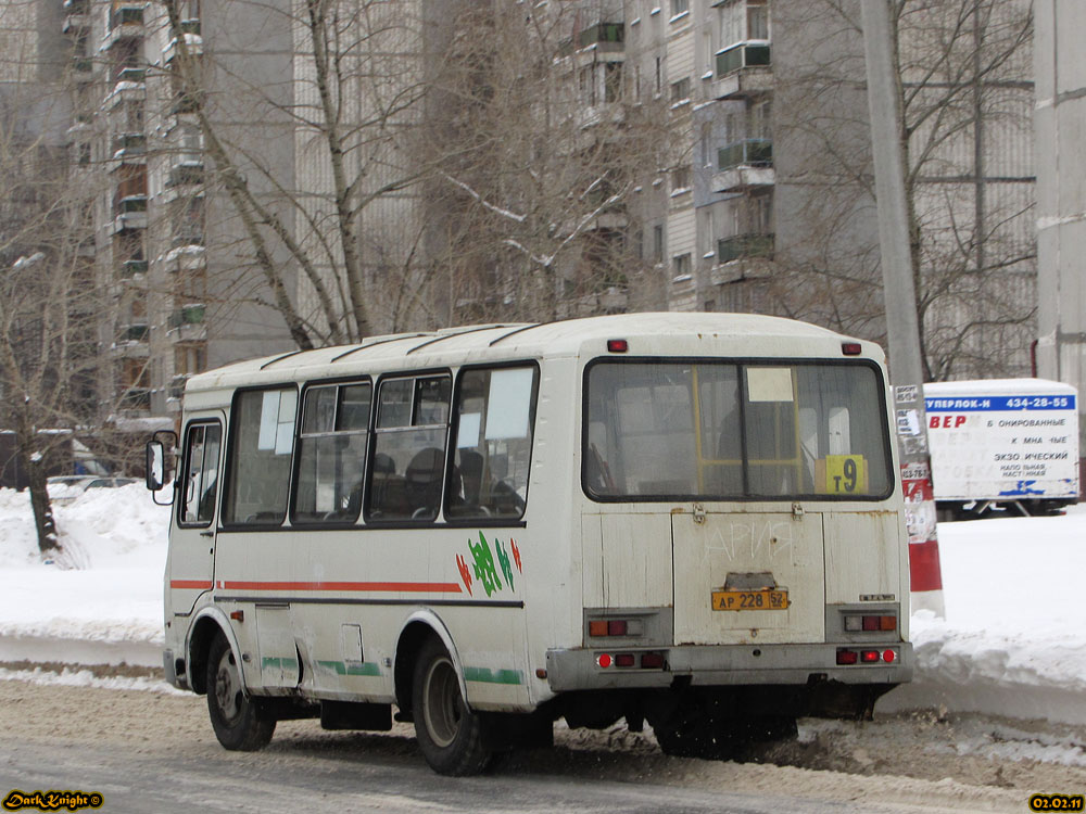 Нижегородская область, ПАЗ-32054 № АР 228 52