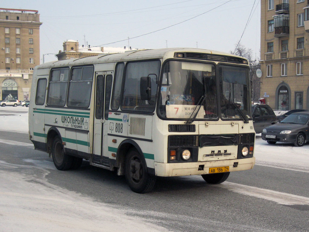 Челябинская область, ПАЗ-32053 № 808