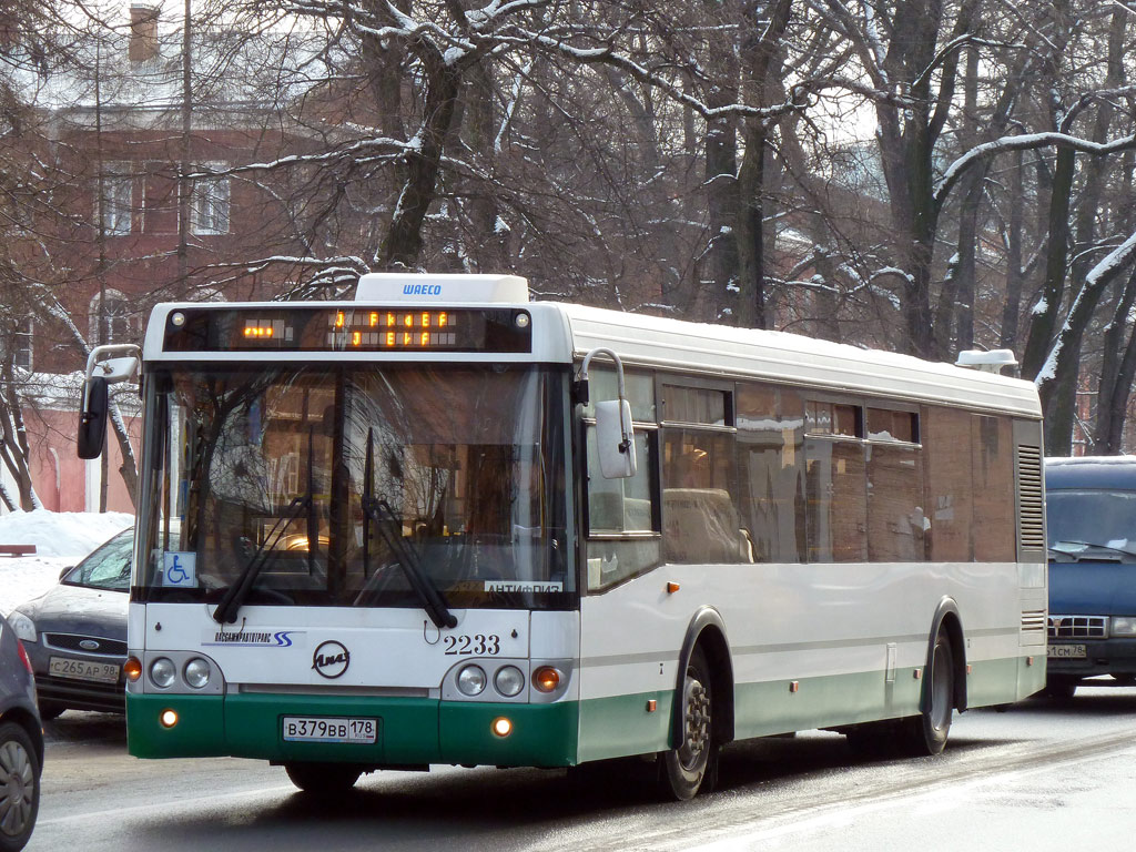 Санкт-Петербург, ЛиАЗ-5292.20 № 2233