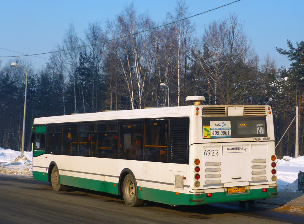 Санкт-Петербург, ЛиАЗ-5292.20 № 6922