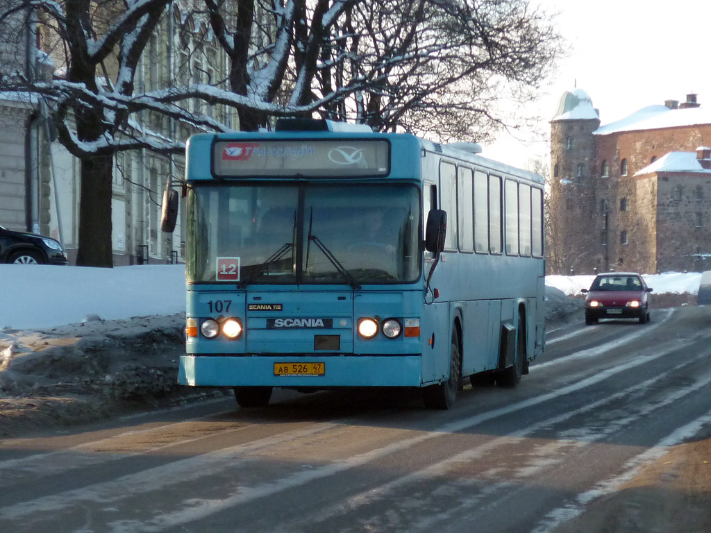 Leningrado sritis, Scania CN112CLB Nr. 107